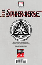 Load image into Gallery viewer, EDGE OF SPIDER-VERSE #1 UNKNOWN COMICS TYLER KIRKHAM EXCLUSIVE C2E2 SILVER VAR (11/02/2022)
