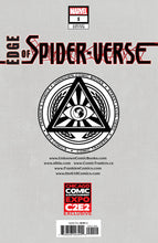 Load image into Gallery viewer, EDGE OF SPIDER-VERSE #1 UNKNOWN COMICS TYLER KIRKHAM EXCLUSIVE C2E2 SILVER VAR (11/02/2022)