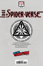Load image into Gallery viewer, EDGE OF SPIDER-VERSE #2 UNKNOWN COMICS TYLER KIRKHAM EXCLUSIVE NYCC 2022 SILVER VAR (11/02/2022)
