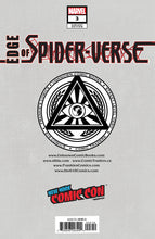 Load image into Gallery viewer, EDGE OF SPIDER-VERSE #3 UNKNOWN COMICS TYLER KIRKHAM EXCLUSIVE NYCC 2022 SILVER VAR (11/02/2022)