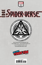 Load image into Gallery viewer, EDGE OF SPIDER-VERSE #4 UNKNOWN COMICS TYLER KIRKHAM EXCLUSIVE NYCC 2022 SILVER VAR (11/02/2022)