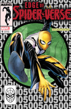 Load image into Gallery viewer, EDGE OF SPIDER-VERSE #5 UNKNOWN COMICS TYLER KIRKHAM EXCLUSIVE NYCC 2022 SILVER VAR (11/02/2022)