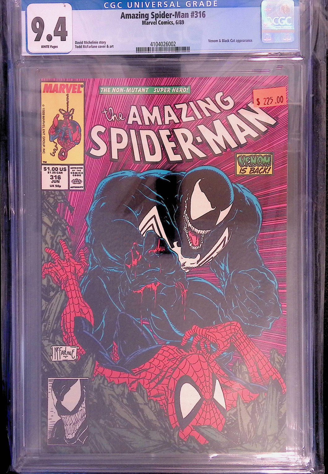 Amazing Spider-Man #316 CGC 9.4
