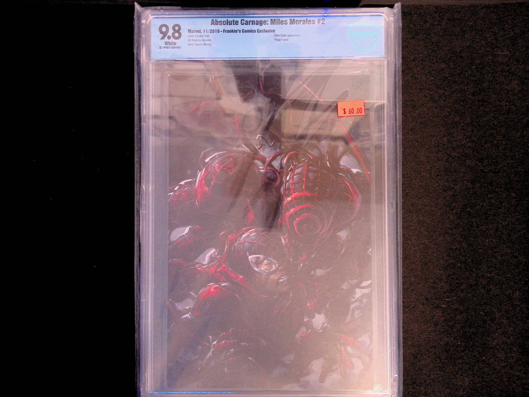 Absolute Carnage Miles Morales #2 CBCS 9.8