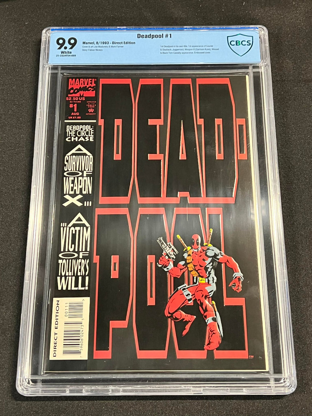 Deadpool #1 CBCS 9.9