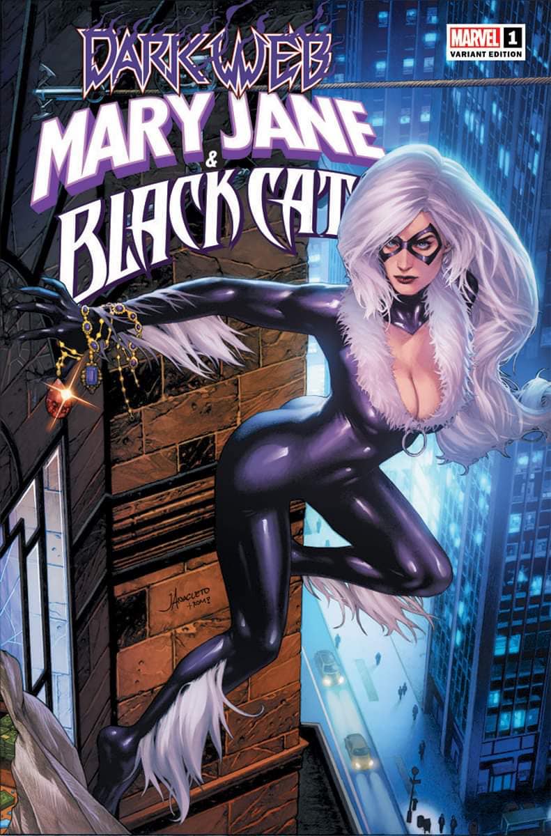 MARY JANE & BLACK CAT #1 [DWB] UNKNOWN COMICS JAY ANACLETO EXCLUSIVE VAR (PRE-ORDER 12/21/2022)