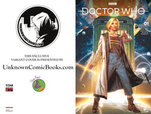 Load image into Gallery viewer, DOCTOR WHO 13TH #1 UNKNOWN COMIC BOOKS ANACLETO EXCLUSIVE VAR 11/7/2018