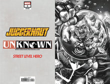 Load image into Gallery viewer, JUGGERNAUT #1 (OF 5) UNKNOWN COMICS MICO SUAYAN EXCLUSIVE B&W VIRGIN VAR DX (09/23/2020)