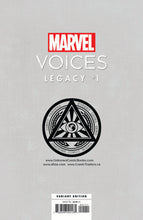 Load image into Gallery viewer, MARVELS VOICES LEGACY #1 UNKNOWN COMICS GABRIELE DELLOTTO EXCLUSIVE VAR (02/24/2021)