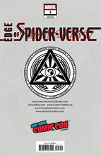 Load image into Gallery viewer, EDGE OF SPIDER-VERSE #3 UNKNOWN COMICS TYLER KIRKHAM EXCLUSIVE NYCC 2022 SILVER VAR (11/02/2022)

