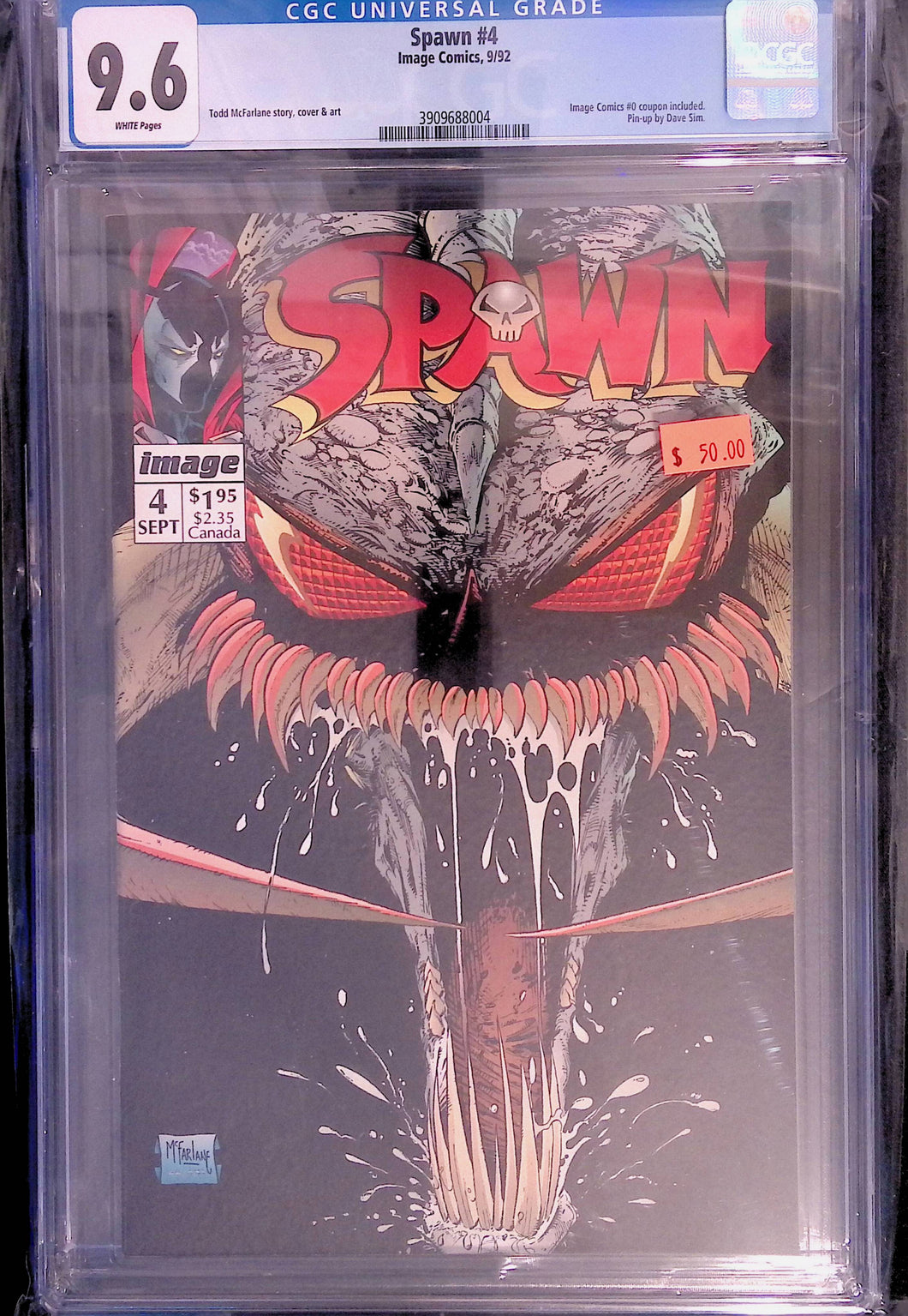 Spawn #4 CGC 9.6