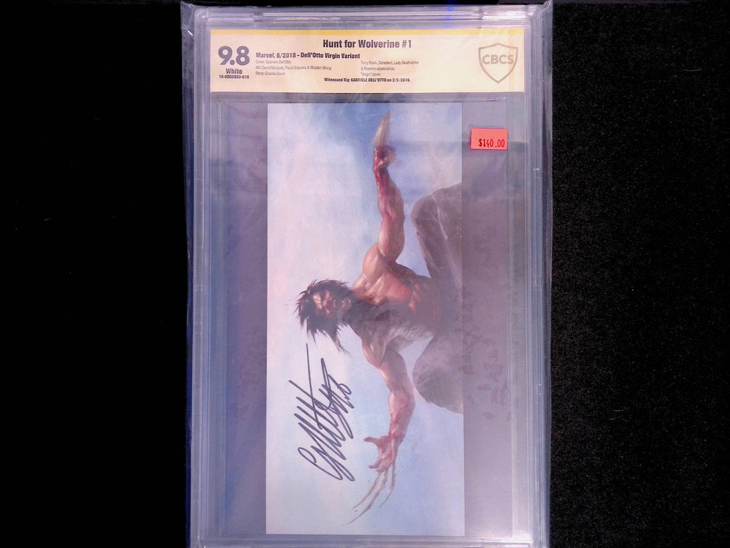 Hunt for Wolverine signed by Gabrielle Dell'Otto CBCS 9.8