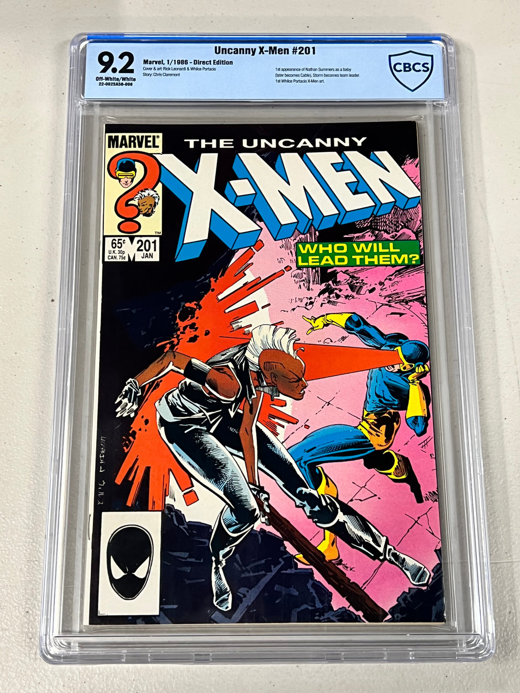 Uncanny X-Men 201 CBCS 9.2