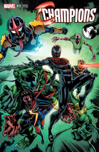 Champions 1 Variant Venom Unknown Comics Exclusive Color Version Perkins
