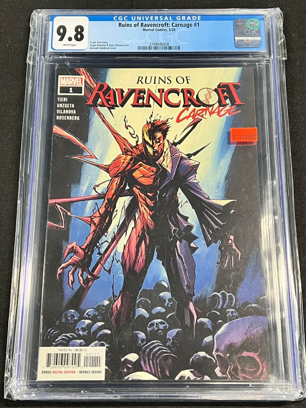 Ruins of Ravencroft: Carnage #1 CGC 9.8