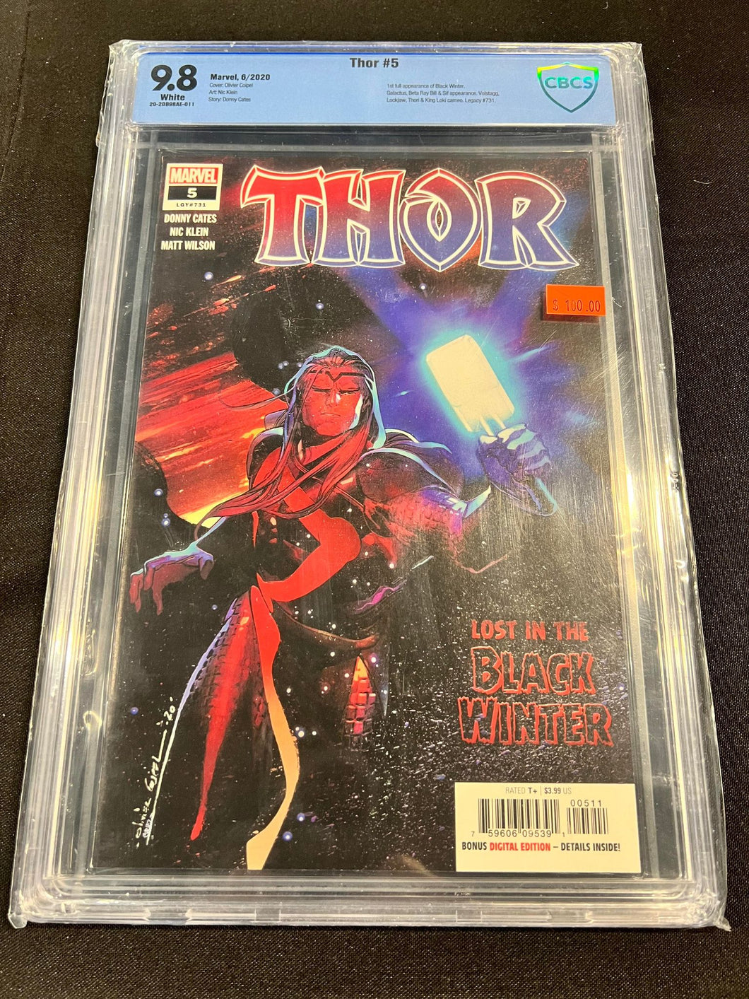 Thor #5 CBCS 9.8