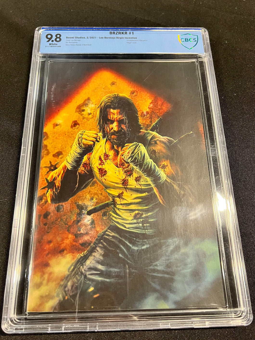 BRZRKR #1 Lee Bermejo Virgin Incentive CBCS 9.8