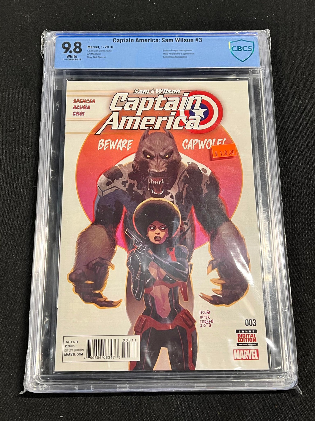 Captain America: Sam Wilson #3 CBCS 9.8
