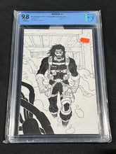 Load image into Gallery viewer, BRZRKR #1 Grampa B&amp;W Retailer Incentive CBCS 9.8
