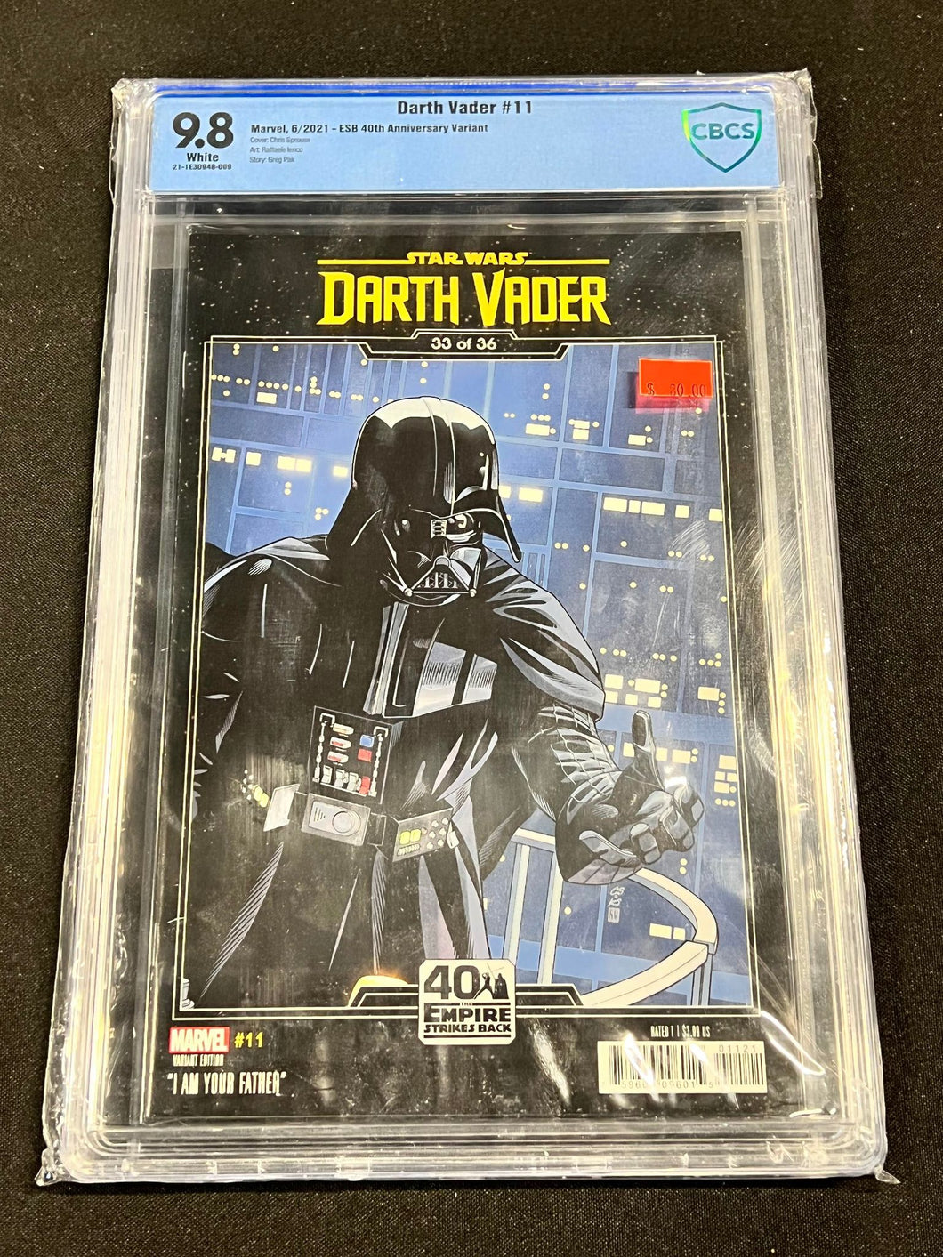 Darth Vader #11 ESB 40th Anniversary Variant CBCS 9.8