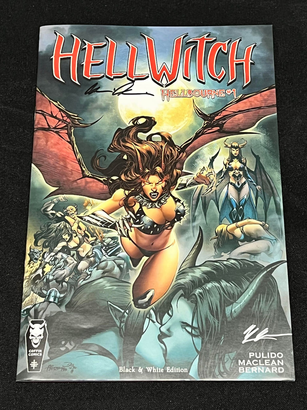 Hellwitch Hellbourne #1 Black & White Edition