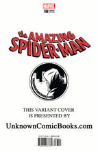 Load image into Gallery viewer, AMAZING SPIDER-MAN #798 UNKNOWN COMIC BOOKS VIRGIN EXCLUSIVE DODSON VENOM 30TH VAR LEG 4/4/2018
