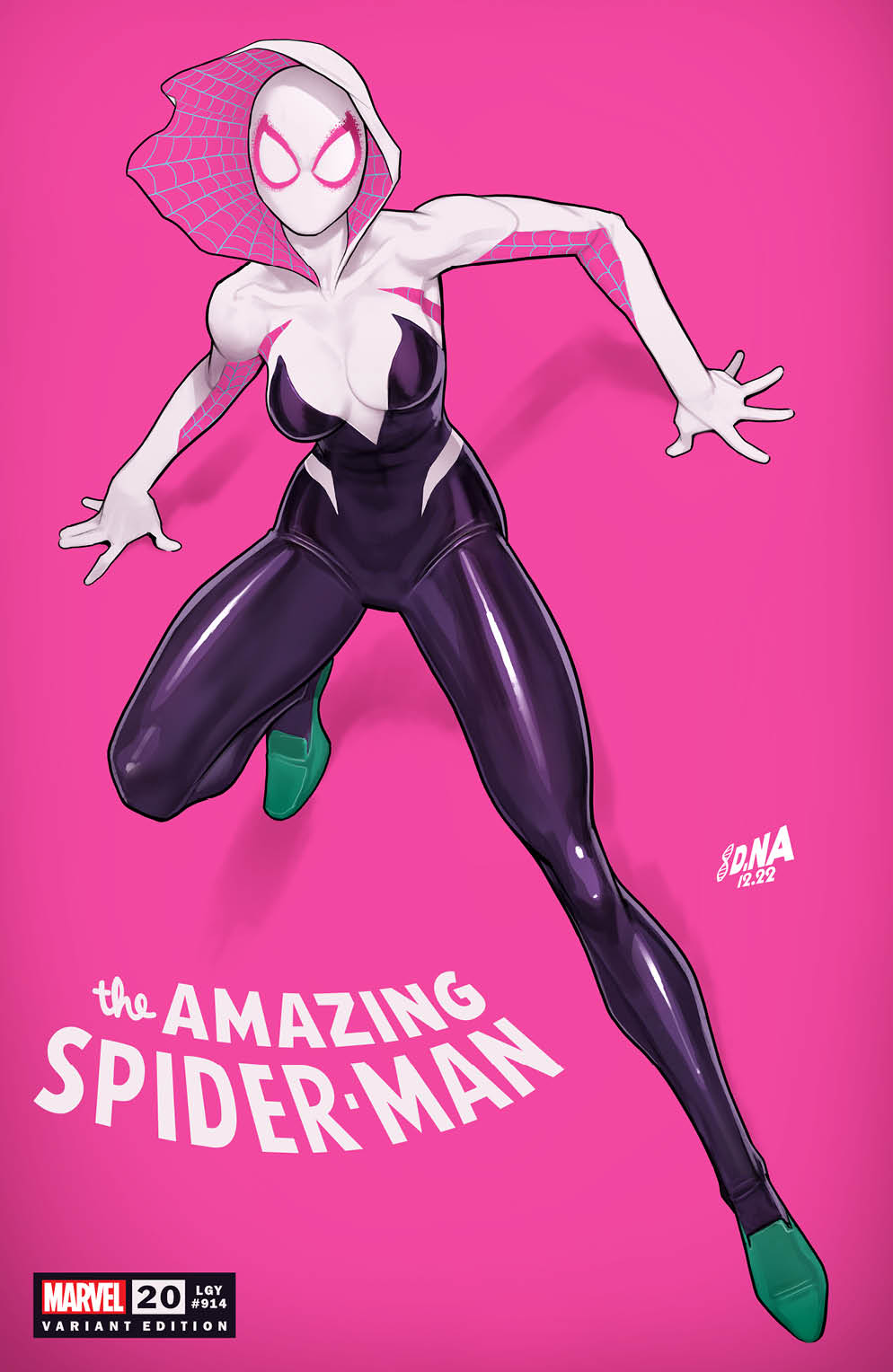 AMAZING SPIDER-MAN #20 UNKNOWN COMICS DAVID NAKAYAMA EXCLUSIVE COLOR BLEED VAR (02/22/2023)