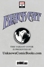 Load image into Gallery viewer, BLACK CAT #2 UNKNOWN COMICS MIKE CHOI EXCLUSIVE VIRGIN (07/10/2019)
