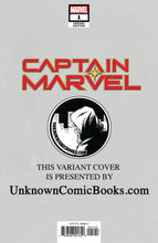 Load image into Gallery viewer, CAPTAIN MARVEL #1 UNKNOWN COMIC BOOKS EXCLUSIVE ANACLETO CVR A 1/9/2019
