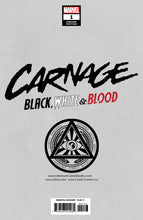Load image into Gallery viewer, CARNAGE BLACK WHITE AND BLOOD #1 (OF 4) UNKNOWN COMICS MICO SUAYAN EXCLUSIVE COLOR SPLASH VIRGIN 2ND PTG VAR (05/05/2021)
