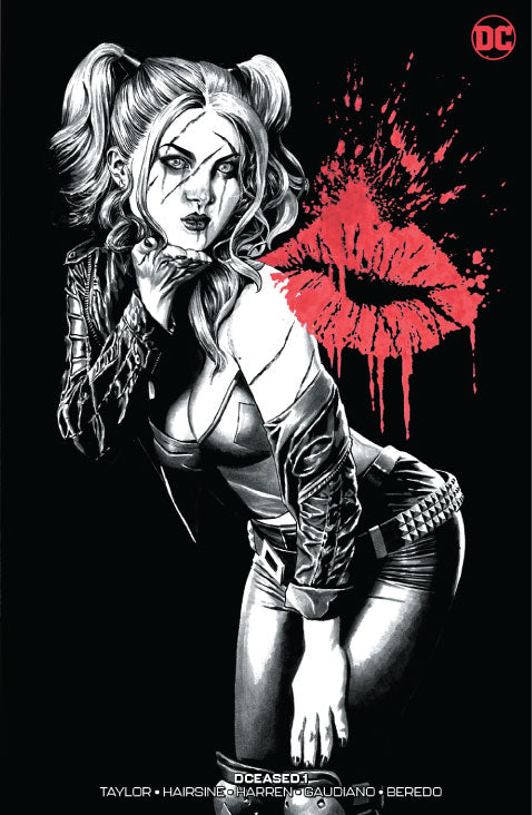 DCEASED #1 (OF 6) UNKNOWN COMIC BOOKS SUAYAN EXCLUSIVE B&W REMARK EDITION 5/1/2019