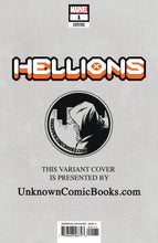 Load image into Gallery viewer, HELLIONS #1 UNKNOWN COMICS JAY ANACLETO EXCLUSIVE VAR DX (03/25/2020)
