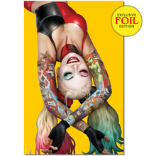 Load image into Gallery viewer, [FOIL] HARLEY QUINN #30 NATHAN SZERDY EXCLUSIVE TATTOO FOIL VIRGIN VAR (06/07/2023)
