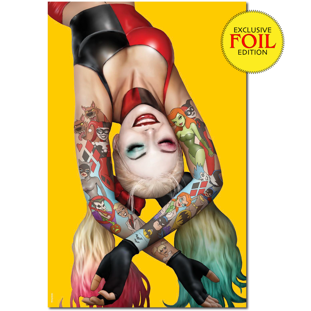 [FOIL] HARLEY QUINN #30 NATHAN SZERDY EXCLUSIVE TATTOO FOIL VIRGIN VAR (06/07/2023)