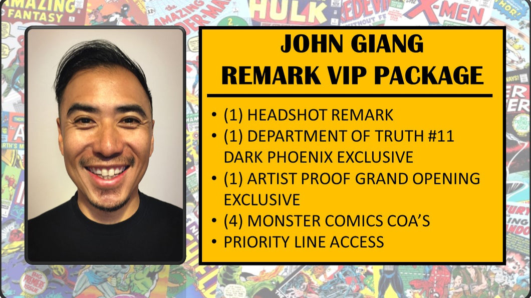 John Giang VIP Remark Package
