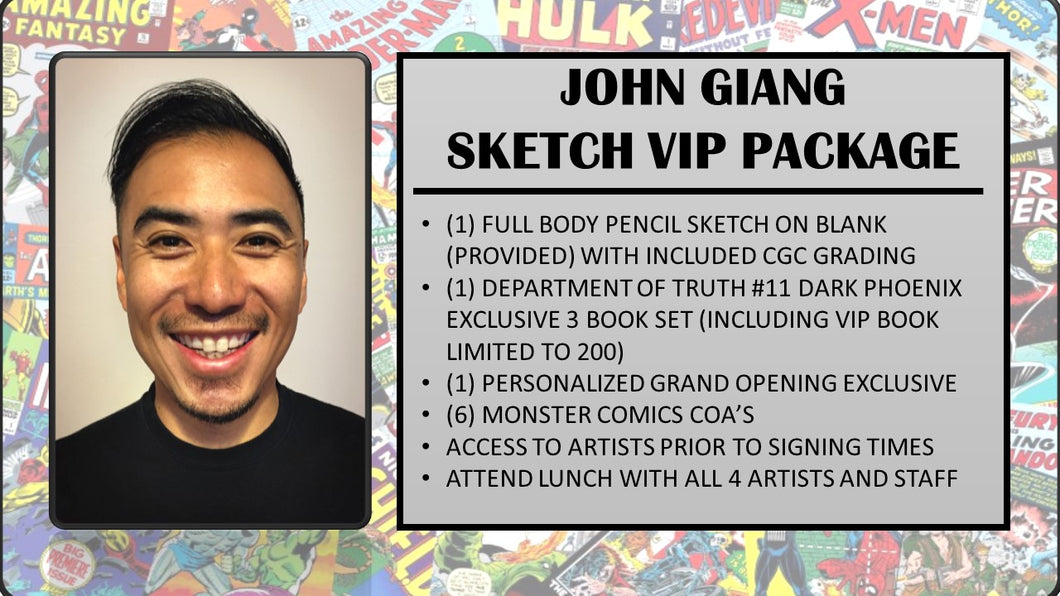 John Giang VIP Sketch Package