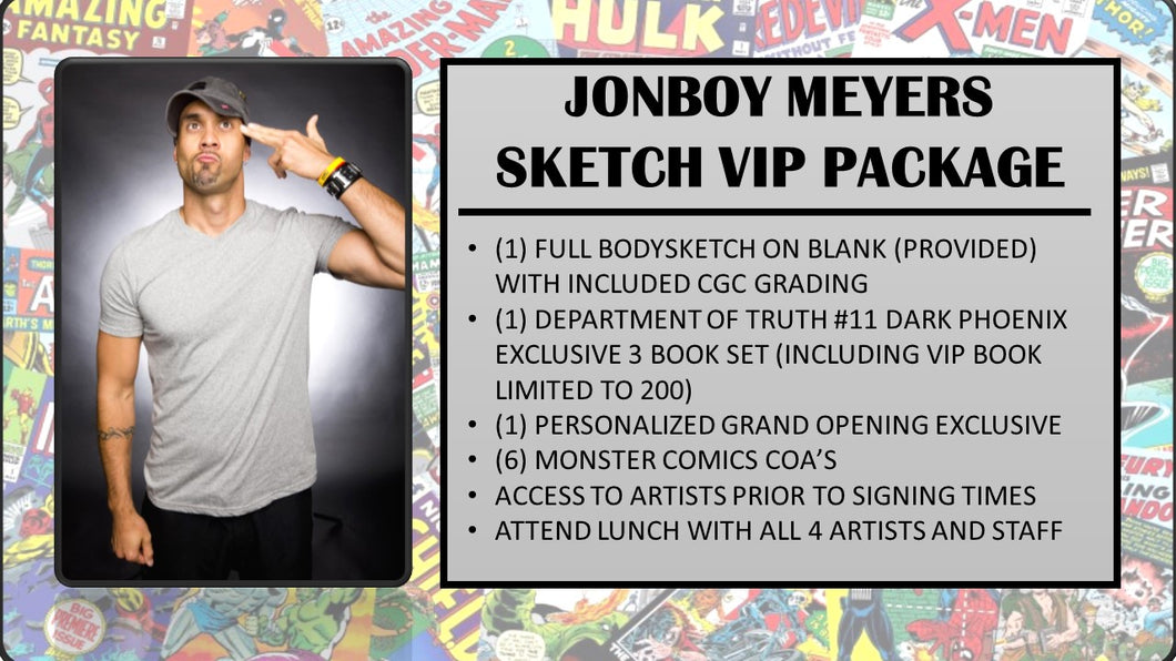 Johnboy Meyers VIP Package