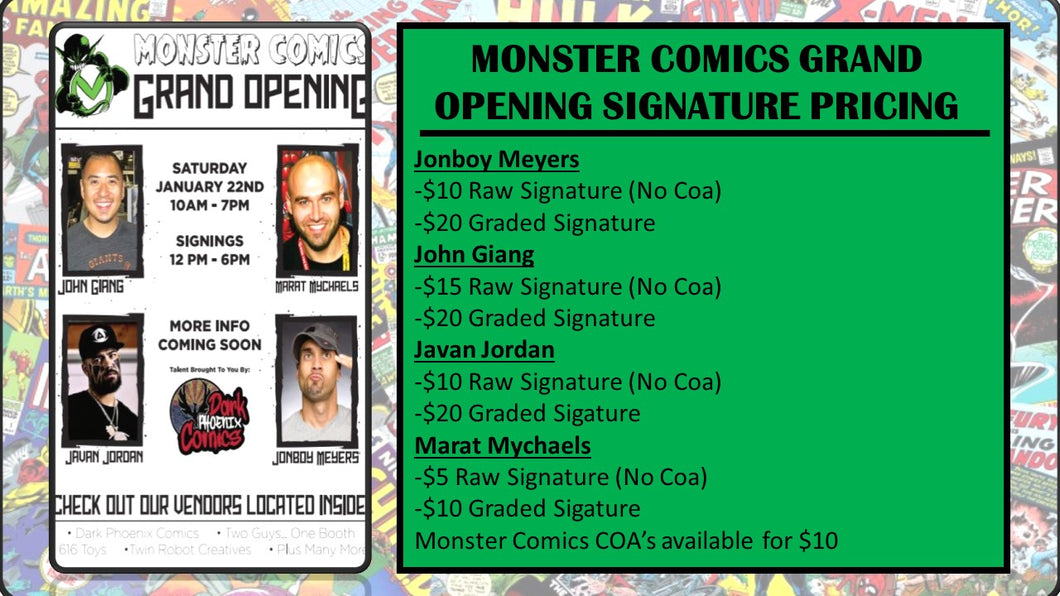 SIGNATURE PRICING