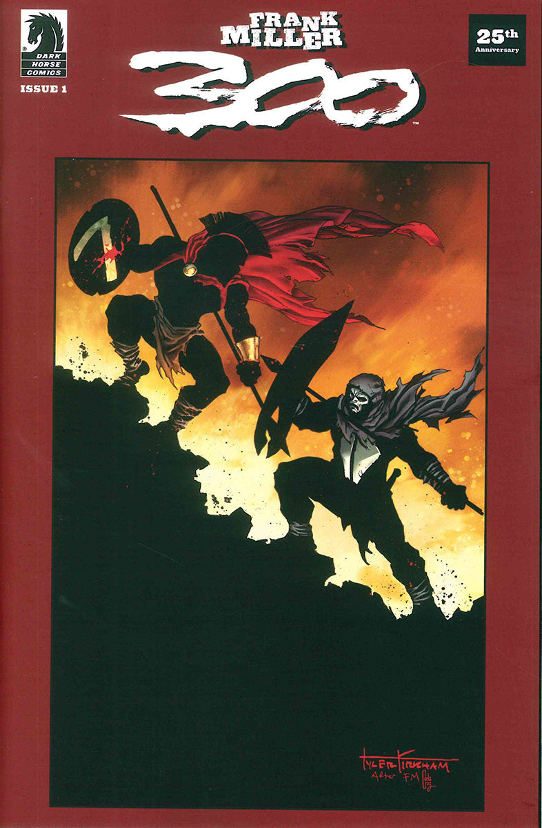 300 (MR) 25TH ANNIVERSARY UNKNOWN COMICS TYLER KIRKHAM EXCLUSIVE HOMAGE VAR (04/05/2023)