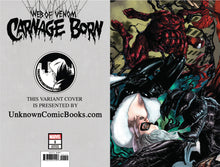 Load image into Gallery viewer, WEB OF VENOM CARNAGE BORN #1 UNKNOWN COMIC BOOKS SUAYAN VIRGIN EXCLUSIVE 11/21/2018

