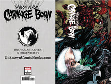 Load image into Gallery viewer, WEB OF VENOM CARNAGE BORN #1 UNKNOWN COMIC BOOKS SUAYAN EXCLUSIVE 11/21/2018
